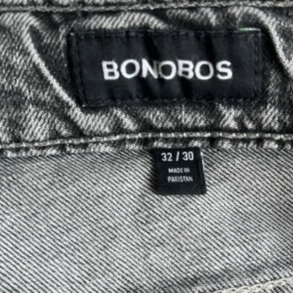 NWOT Bonobos Men’s Jeans Slim Fit Size 32x30 Gray Wash - Picture 5 of 11